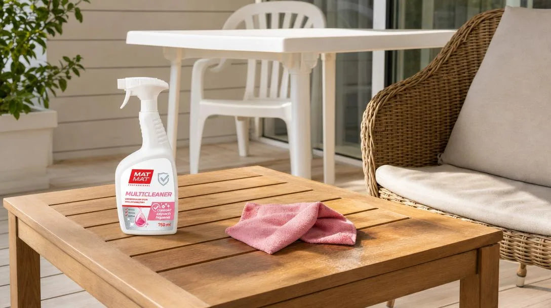 Jak czyścić meble ogrodowe - plastik, rattan, drewno, metal - MATMAT