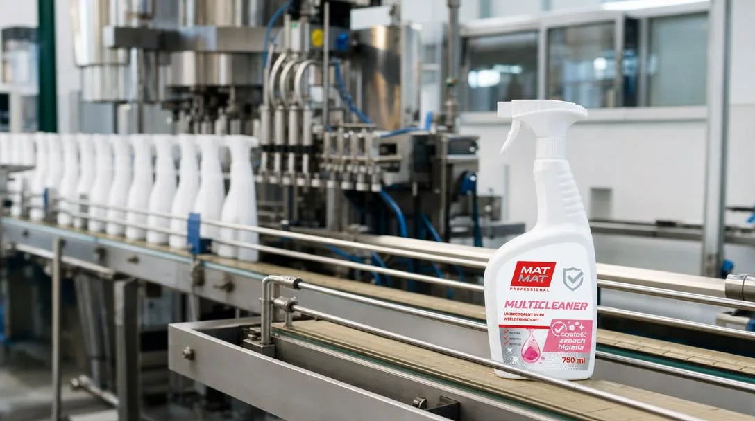 Producent chemii gospodarczej w Polsce - jak powstają nasze środki - MATMAT